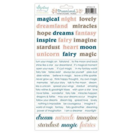 Dreamland - Paper Stickers Words