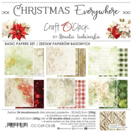 Christmas Everywhere 8x8 Inch Basic Papers Set