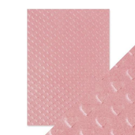 Embossed Papier - Blush Heartbeat Handmade