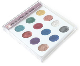 Pearlescent Watercolor Jewel Box