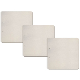 Set 3 Square Shaped - Chipboard Pages