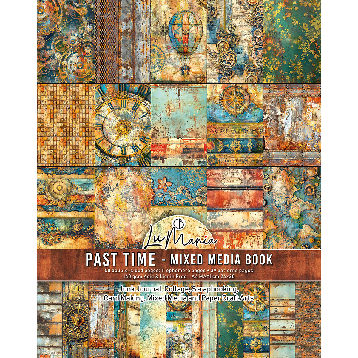 Mixed Media book Past Time Maxi