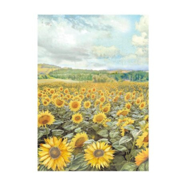 Sunflower Art - Rijstpapier