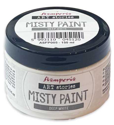 Art Stories Misty Paint  Antiquing Deep White