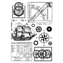 Ship and Navigation Elements - Unmounted Rubber Stamps