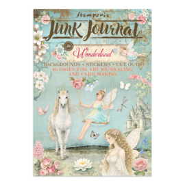 Wonderland - Junk Journal Stickers, Backgrounds, Cut-Outs