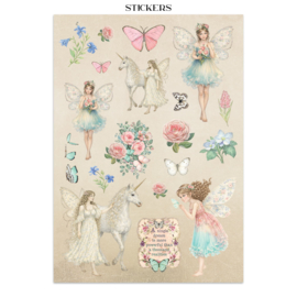 Wonderland - Junk Journal Stickers, Backgrounds, Cut-Outs