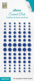 Enamel dots - Blauw