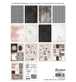 Mixed Paper Pad Pattern Paper Essentials Nr.17