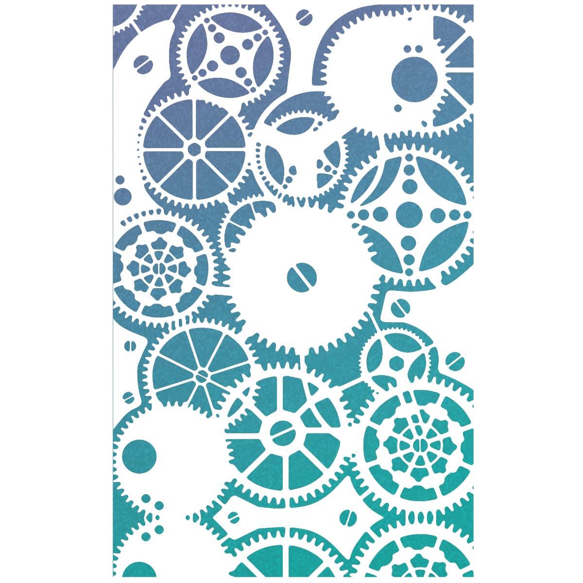 Clock Gears - Texture Stencil