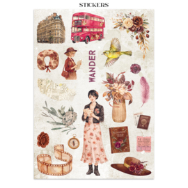 Our Way - Junk Journal Stickers, Backgrounds, Cut-Outs