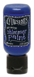 Just Indigo - Dylusions Shimmer Paint Flip Cap Bottle