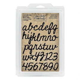 Cling Foam Stamps - Cutout Script