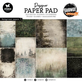 Designer Paper Pad Background paper Grunge Coll. nr.187