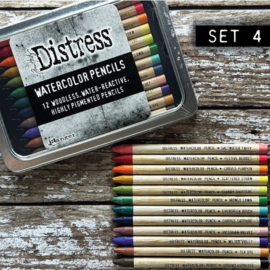 Distress Watercolor Pencils - Kit #4