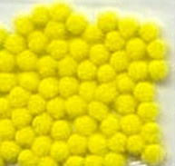 Mini Pompons Geel