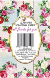 Decorer mini Paper Pack - All Flowers for You