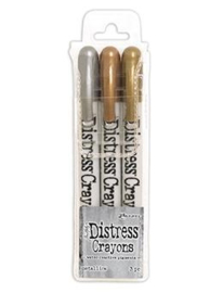 Distress Crayon Kit Metallics
