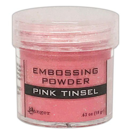 Embossing poeder -  Pink Tinsel