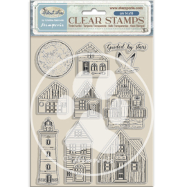 Silent Sea Landscape - Clearstamp
