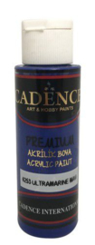 Ultra Marine Blauw - Cadence Premium Acrylic Paint (semi matt)