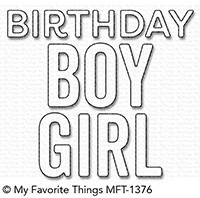 My Favorite Things Birthday Boy & Girl - Stans