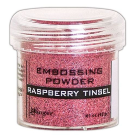 Embossing poeder -  Raspberry Tinsel