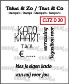 Tekst & Zo - Cadeaukaartje