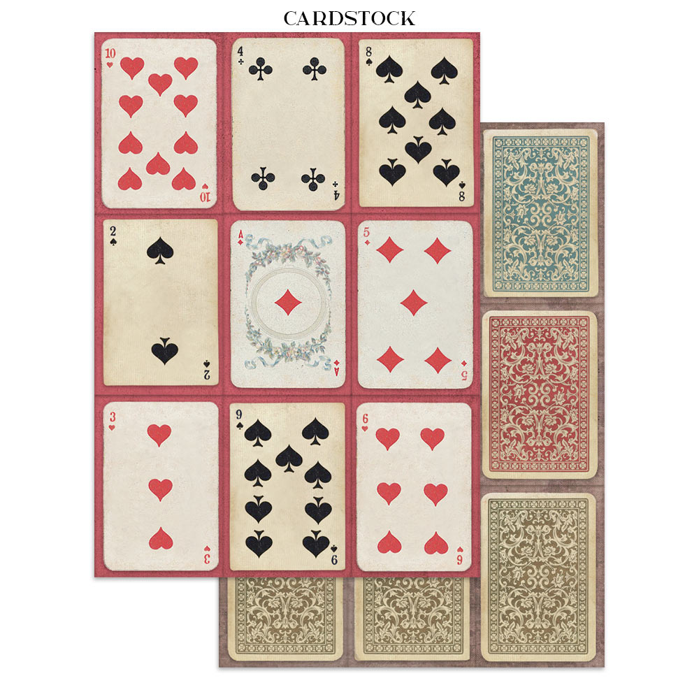 Alice in Christmas - Junk Journal Stickers, Backgrounds, Cut-Outs