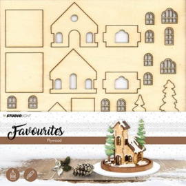 Kerk - Plywood Favourites Wooden Scenery/Hout