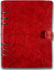 Comfy Cozy Memory Binder Festive Red Embossed