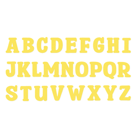 Thinlits Die Set Nora Alphabet - Eileen Hull