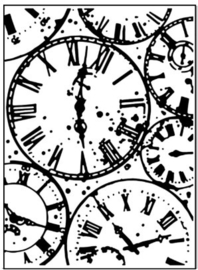 Horloges - Embossingfolder