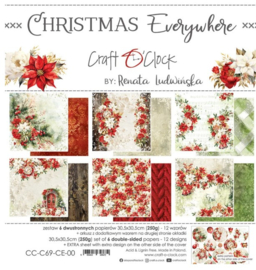 Christmas Everywhere 12x12 Inch Paper Set