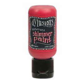 Postbox Red - Dylusions Shimmer Paint Flip Cap Bottle
