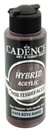 Dark Brown - Hybrid Acrylic Paint (semi matt)