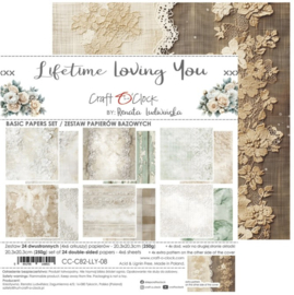 Lifetime Loving You 8x8 Inch Medium Papers Set