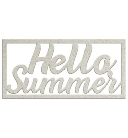 Hello Summer - Chipboard