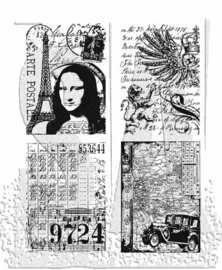 Tim Holtz Cling Stamps - Artistic Collages