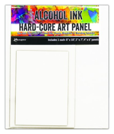 Alcohol Ink Hard Core Art Panels - Rectangles