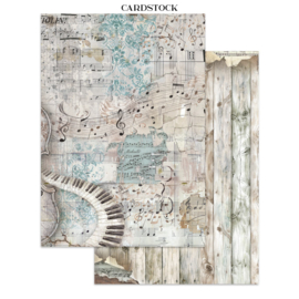 Symphony - Junk Journal Backgrounds & Cut-Outs