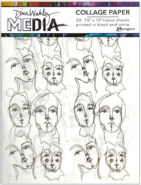 MEdia Collage Tissue Church Doodles
