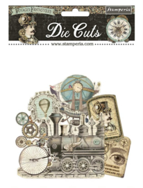 Voyages Fantastiques Die Cuts - Chipboard