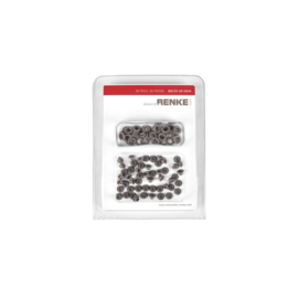 Eyelets - Warm gray dark