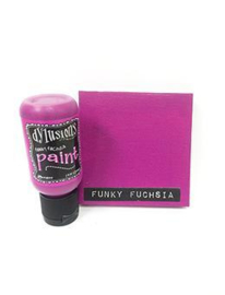 Funky Fuchsia - Dylusions Paint Flip Cap Bottle
