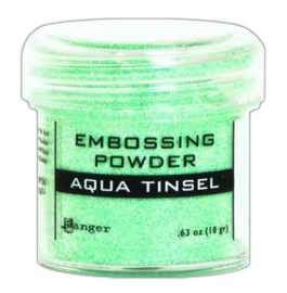 Embossing poeder -  Aqua Tinsel