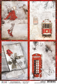 Snow and the City - Cards - Rijstpapier