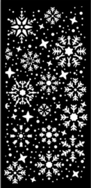 Gear up for Christmas Thick Stencil -Snowflakes