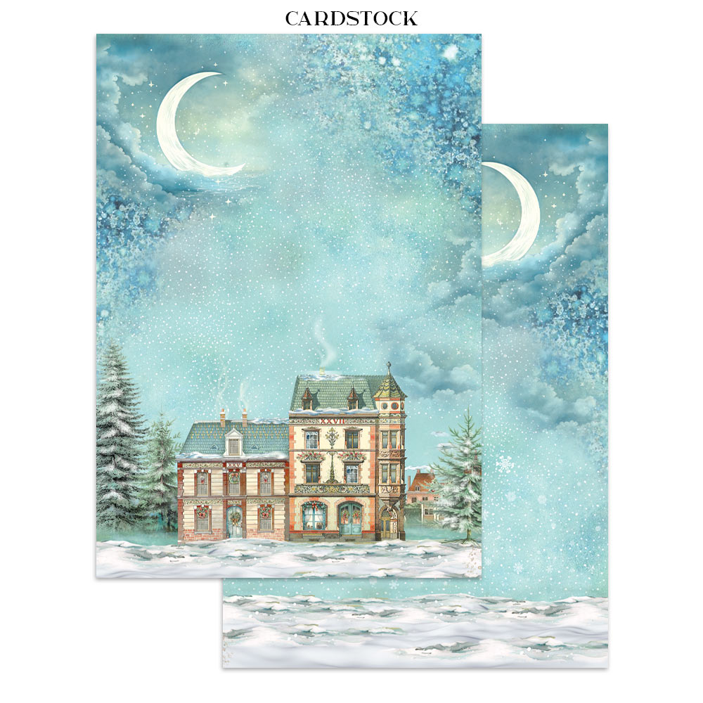 Alice in Christmas - Junk Journal Stickers, Backgrounds, Cut-Outs