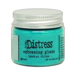 Broken China - Distress Embossing Glaze Powder